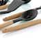 MegaChef Gray Silicone & Wood Cooking Utensils Set, 9ct.